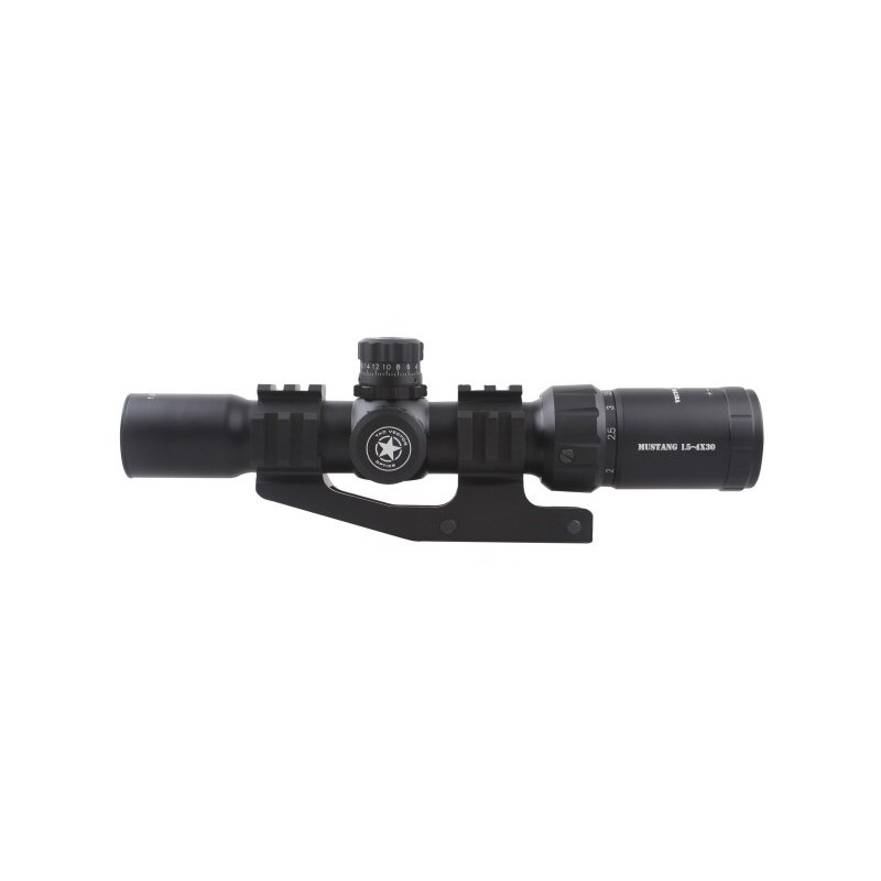 Scope Vector Mustang 1.5-4x30 (with illuminated cross - Green/Red